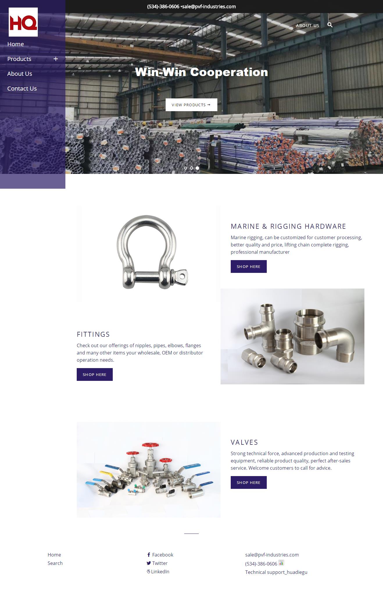HQ Valves And Fittings Mfg Co.